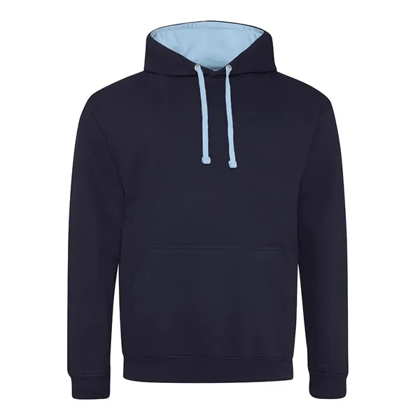 Varsity contrast 8.3 oz. midweight hoodie with double fabric hood, blank... from ASI 89380 Staton Corporate and Casual / Staton®