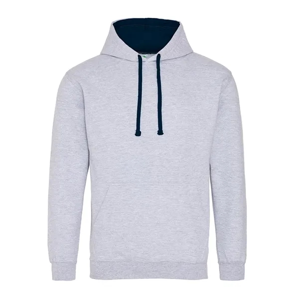 Varsity contrast 8.3 oz. midweight hoodie with double fabric hood, blank... from ASI 89380 Staton Corporate and Casual / Staton®