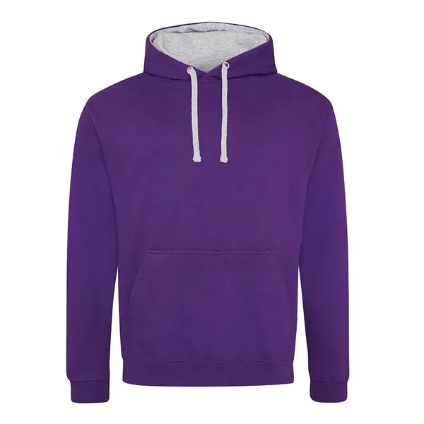 Varsity contrast 8.3 oz. midweight hoodie with double fabric hood, blank... from ASI 89380 Staton Corporate and Casual / Staton®