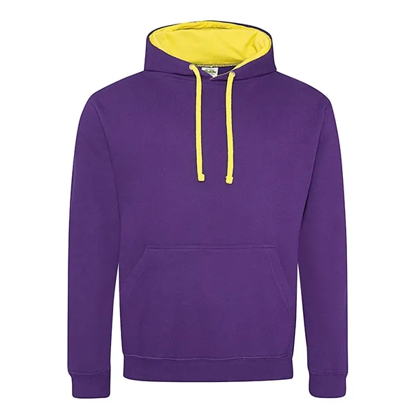 Varsity contrast 8.3 oz. midweight hoodie with double fabric hood, blank... from ASI 89380 Staton Corporate and Casual / Staton®