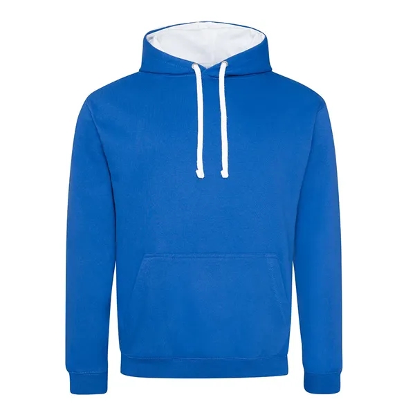 Varsity contrast 8.3 oz. midweight hoodie with double fabric hood, blank... from ASI 89380 Staton Corporate and Casual / Staton®
