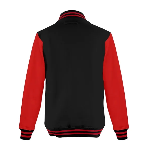 Letterman jacket, 9.8 ounce heavyweight fabric. 80% ring spun cotton/20% polyester,... from ASI 89380 Staton Corporate and Casual / Staton®