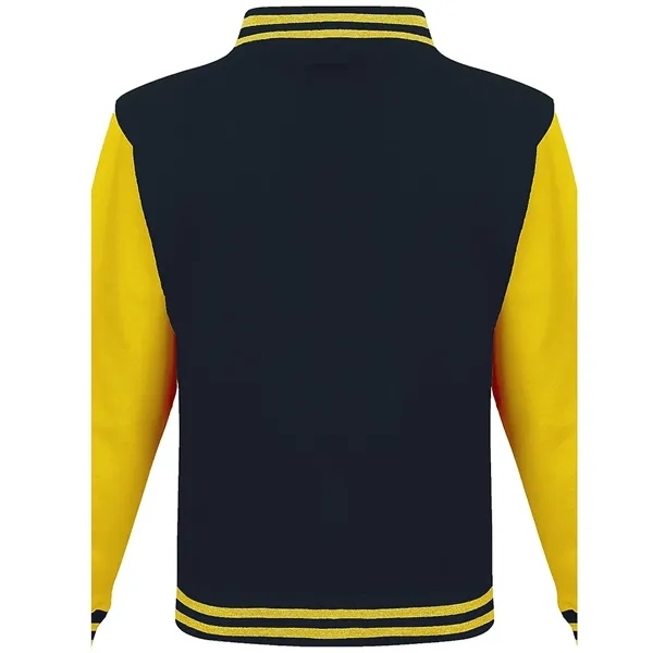 Letterman jacket, 9.8 ounce heavyweight fabric. 80% ring spun cotton/20% polyester,... from ASI 89380 Staton Corporate and Casual / Staton®