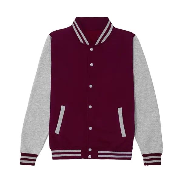 Letterman jacket, 9.8 ounce heavyweight fabric. 80% ring spun cotton/20% polyester,... from ASI 89380 Staton Corporate and Casual / Staton®