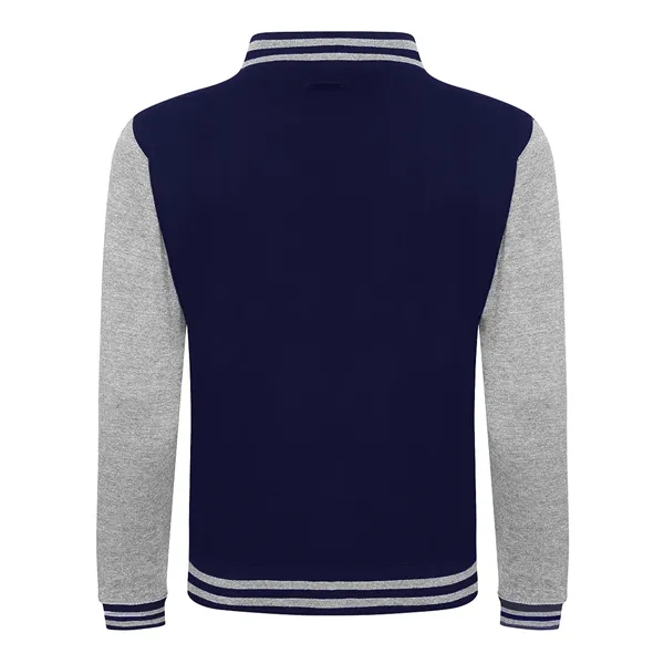 Letterman jacket, 9.8 ounce heavyweight fabric. 80% ring spun cotton/20% polyester,... from ASI 89380 Staton Corporate and Casual / Staton®