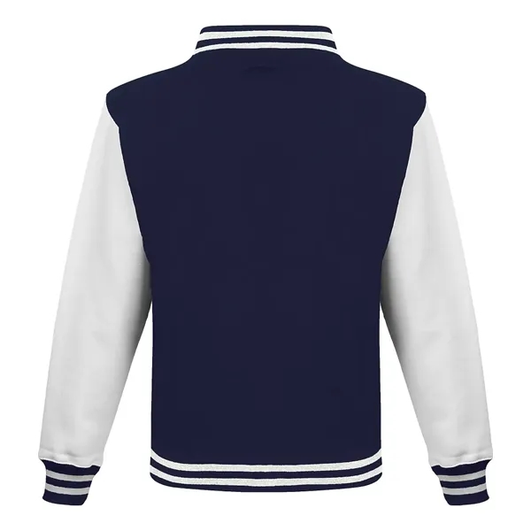 Letterman jacket, 9.8 ounce heavyweight fabric. 80% ring spun cotton/20% polyester,... from ASI 89380 Staton Corporate and Casual / Staton®