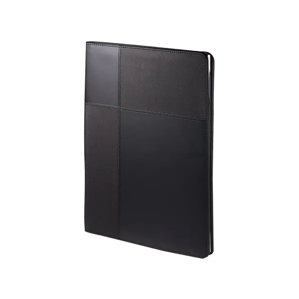 PU leather padfolio with 30-page 8.5" x 11" ruled notepad, document... from ASI 79530 Prime Line