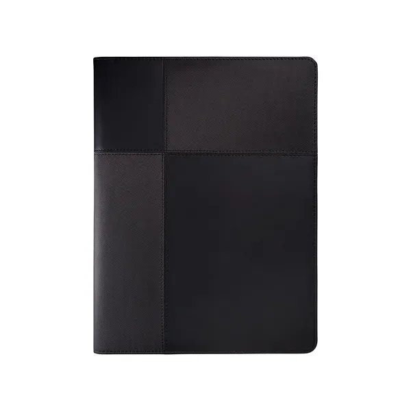 PU leather padfolio with 30-page 8.5" x 11" ruled notepad, document... from ASI 79530 Prime Line