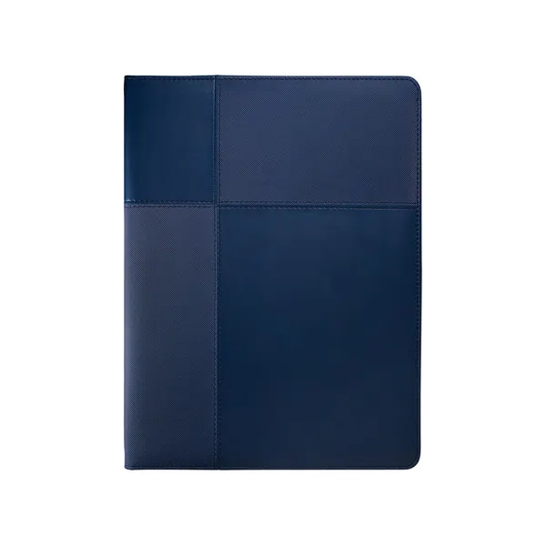 PU leather padfolio with 30-page 8.5" x 11" ruled notepad, document... from ASI 79530 Prime Line