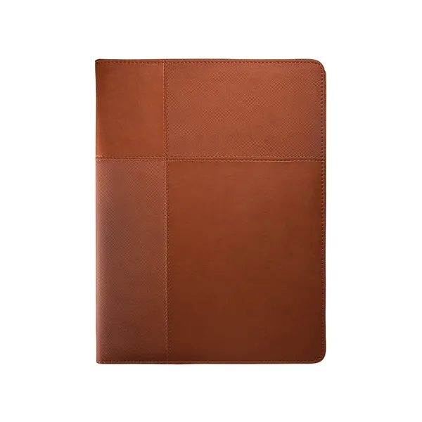 PU leather padfolio with 30-page 8.5" x 11" ruled notepad, document... from ASI 79530 Prime Line