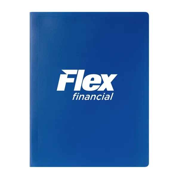 Polypropylene folder with open front interior pocket, 8 1/2" x 11"... from ASI 79530 Prime Line