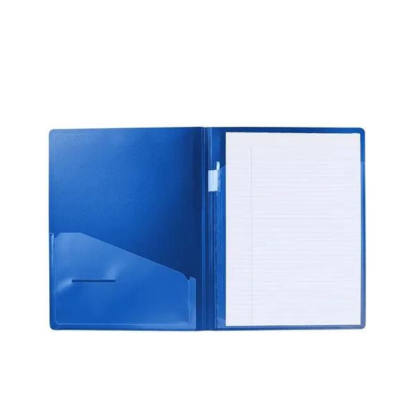 Polypropylene folder with open front interior pocket, 8 1/2" x 11"... from ASI 79530 Prime Line