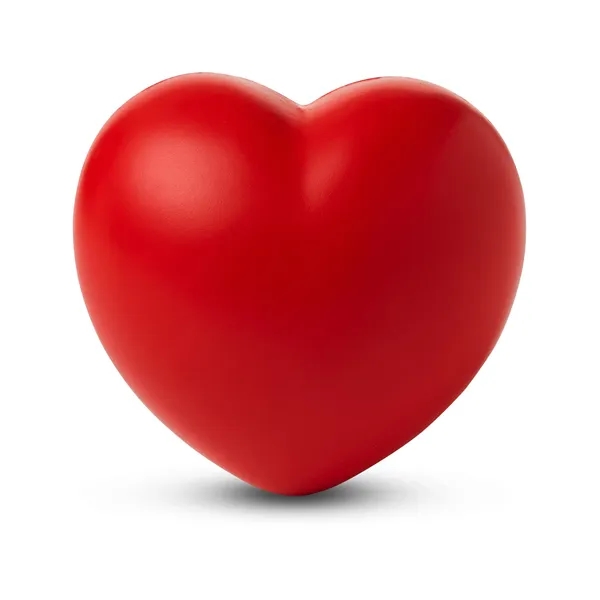 Red heart-shaped stress reliever.... from ASI 79530 Prime Line