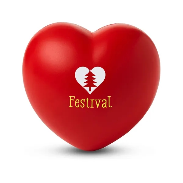 Red heart-shaped stress reliever.... from ASI 79530 Prime Line