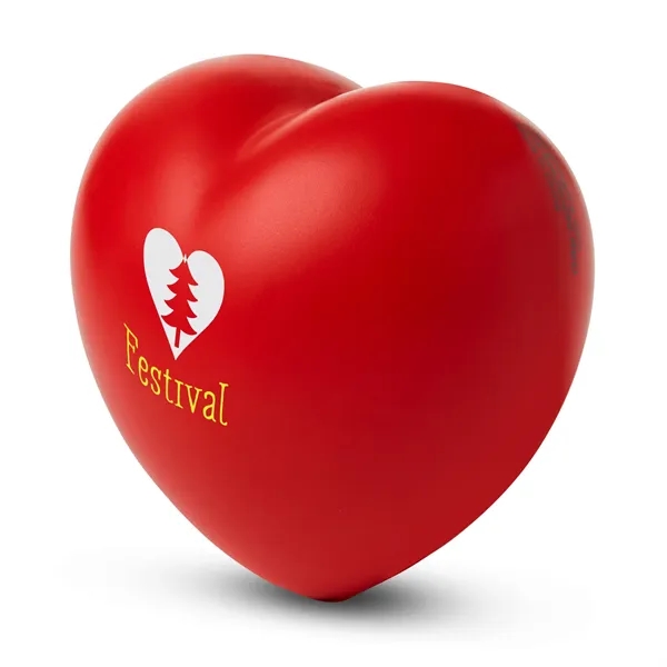 Red heart-shaped stress reliever.... from ASI 79530 Prime Line