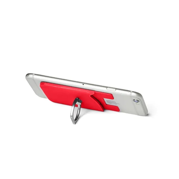 2.25" x 3.5" x 0.375" silicone and zinc alloy ring-style phone... from ASI 79530 Prime Line