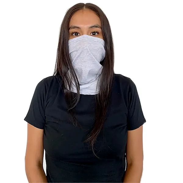 Adult size neck gaiter/face cover made of 1-ply polyester, combed ring-spun... from ASI 89380 Staton Corporate and Casual