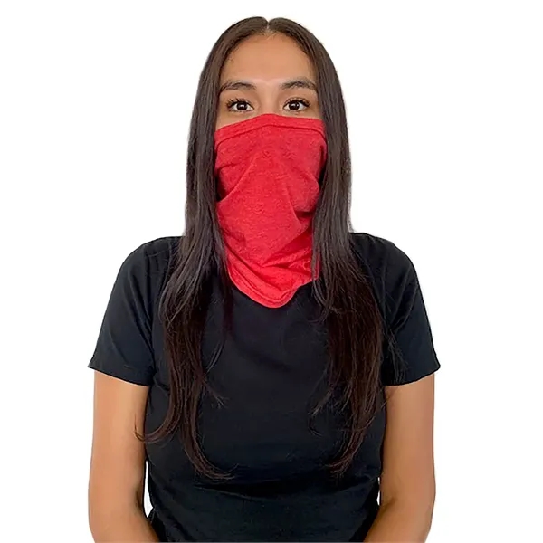 Adult size neck gaiter/face cover made of 1-ply polyester, combed ring-spun... from ASI 89380 Staton Corporate and Casual
