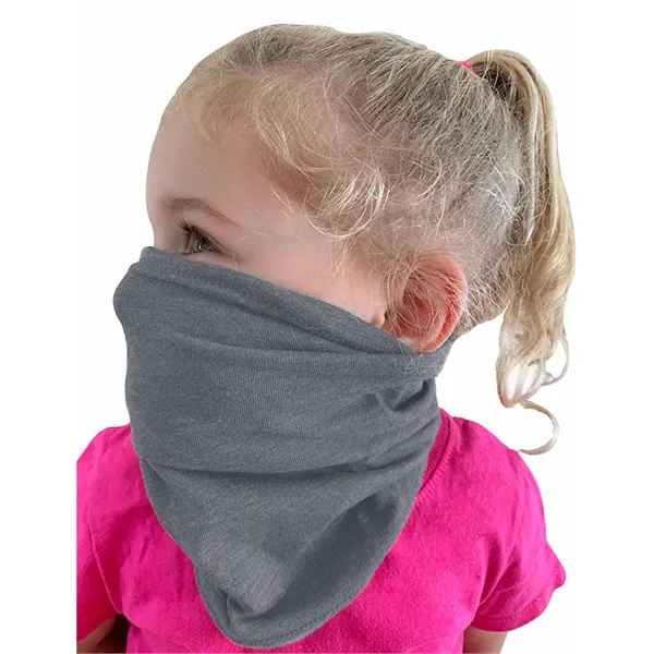 Youth sized neck and face cover made of polyester, combed ring-spun... from ASI 89380 Staton Corporate and Casual