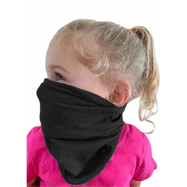 Youth sized neck and face cover made of polyester, combed ring-spun... from ASI 89380 Staton Corporate and Casual