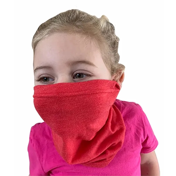 Youth sized neck and face cover made of polyester, combed ring-spun... from ASI 89380 Staton Corporate and Casual