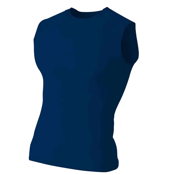 A4 Compression Muscle Crew. 5 ounce. 80% polyester/20% spandex.... from ASI 89380 Staton Corporate and Casual / Staton®