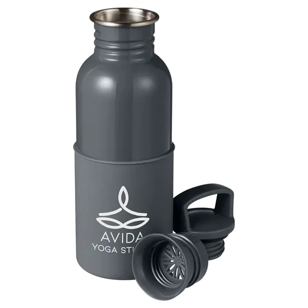 20-ounce bottle with a single wall, matte sleeve and a loop... from ASI 79530 Prime Line