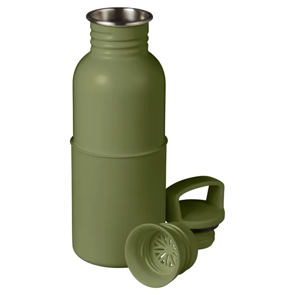 20-ounce bottle with a single wall, matte sleeve and a loop... from ASI 79530 Prime Line