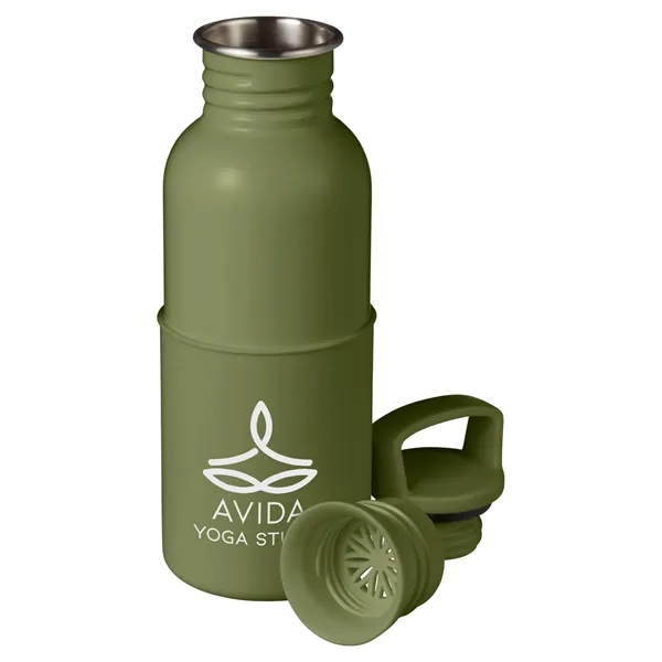 20-ounce bottle with a single wall, matte sleeve and a loop... from ASI 79530 Prime Line