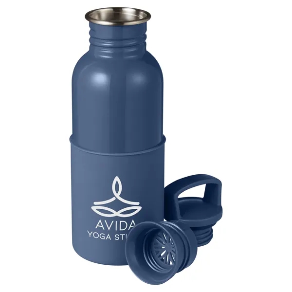 20-ounce bottle with a single wall, matte sleeve and a loop... from ASI 79530 Prime Line