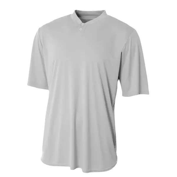 A4 Tek Two Button Henley Shirt. 4 ounce. 100% micro poly... from ASI 89380 Staton Corporate and Casual / Staton®
