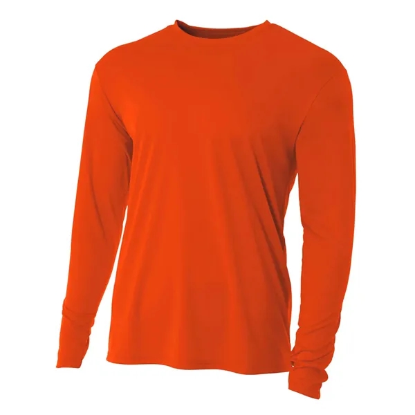 A4 Cooling Performance Long Sleeve Crew. 4 ounce. 100% micro poly... from ASI 89380 Staton Corporate and Casual / Staton®