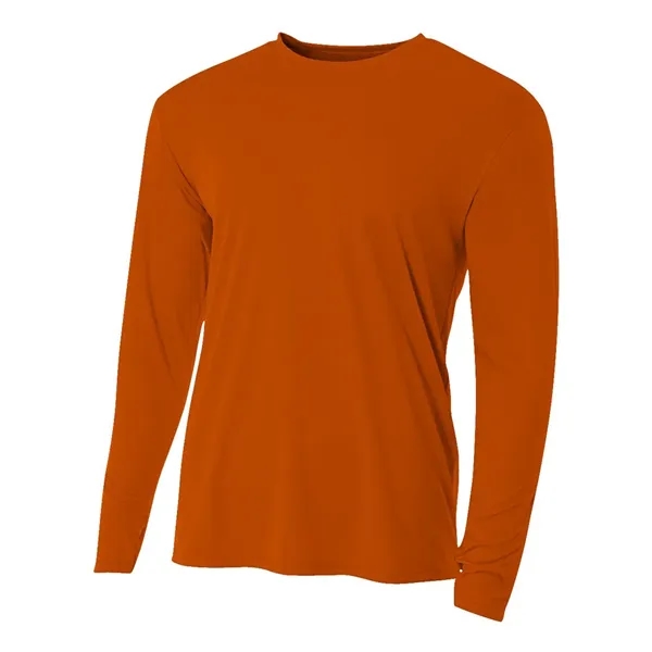 A4 Cooling Performance Long Sleeve Crew. 4 ounce. 100% micro poly... from ASI 89380 Staton Corporate and Casual / Staton®