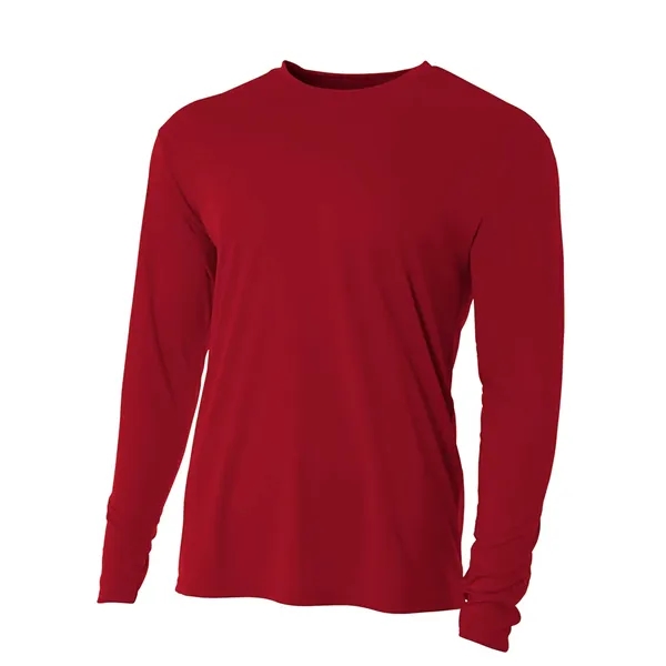 A4 Cooling Performance Long Sleeve Crew. 4 ounce. 100% micro poly... from ASI 89380 Staton Corporate and Casual / Staton®