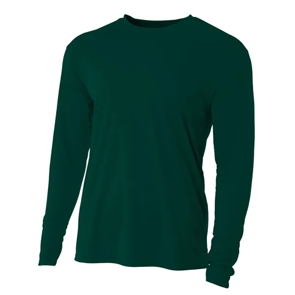 A4 Cooling Performance Long Sleeve Crew. 4 ounce. 100% micro poly... from ASI 89380 Staton Corporate and Casual / Staton®