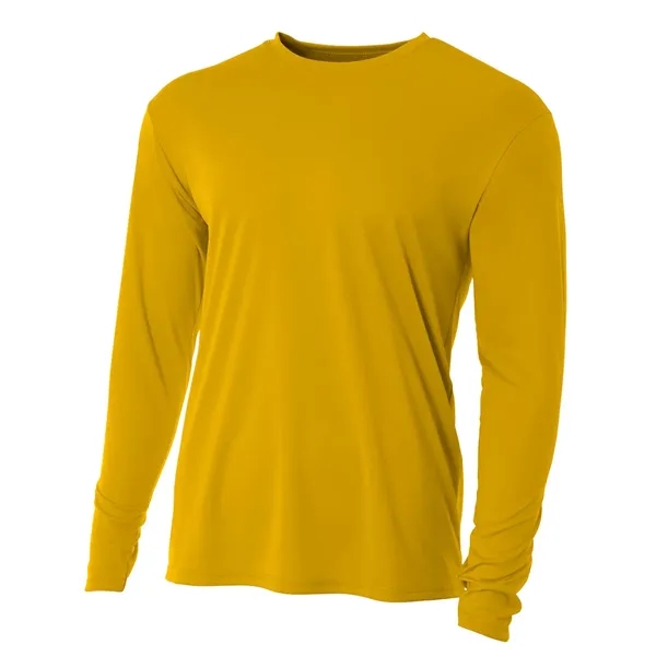 A4 Cooling Performance Long Sleeve Crew. 4 ounce. 100% micro poly... from ASI 89380 Staton Corporate and Casual / Staton®