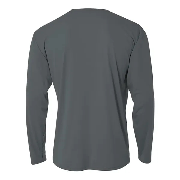 A4 Cooling Performance Long Sleeve Crew. 4 ounce. 100% micro poly... from ASI 89380 Staton Corporate and Casual / Staton®