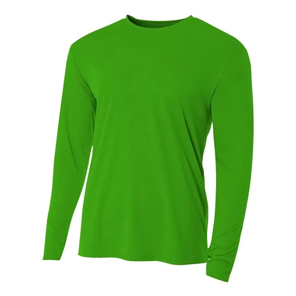 A4 Cooling Performance Long Sleeve Crew. 4 ounce. 100% micro poly... from ASI 89380 Staton Corporate and Casual / Staton®