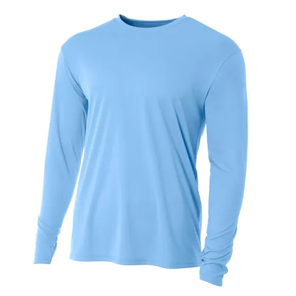 A4 Cooling Performance Long Sleeve Crew. 4 ounce. 100% micro poly... from ASI 89380 Staton Corporate and Casual / Staton®