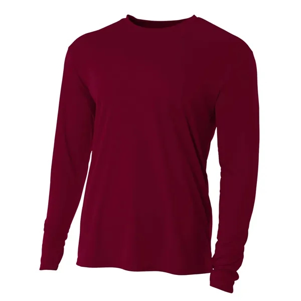 A4 Cooling Performance Long Sleeve Crew. 4 ounce. 100% micro poly... from ASI 89380 Staton Corporate and Casual / Staton®