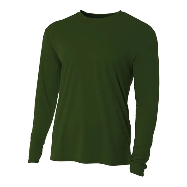 A4 Cooling Performance Long Sleeve Crew. 4 ounce. 100% micro poly... from ASI 89380 Staton Corporate and Casual / Staton®