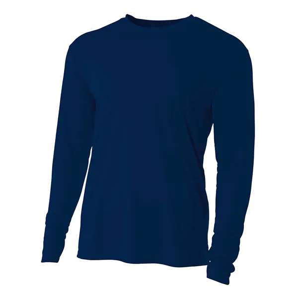 A4 Cooling Performance Long Sleeve Crew. 4 ounce. 100% micro poly... from ASI 89380 Staton Corporate and Casual / Staton®