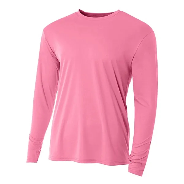 A4 Cooling Performance Long Sleeve Crew. 4 ounce. 100% micro poly... from ASI 89380 Staton Corporate and Casual / Staton®