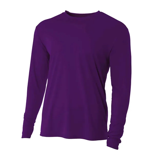 A4 Cooling Performance Long Sleeve Crew. 4 ounce. 100% micro poly... from ASI 89380 Staton Corporate and Casual / Staton®