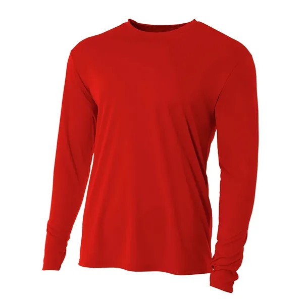 A4 Cooling Performance Long Sleeve Crew. 4 ounce. 100% micro poly... from ASI 89380 Staton Corporate and Casual / Staton®