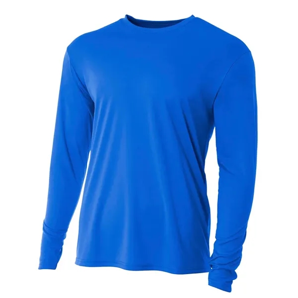 A4 Cooling Performance Long Sleeve Crew. 4 ounce. 100% micro poly... from ASI 89380 Staton Corporate and Casual / Staton®