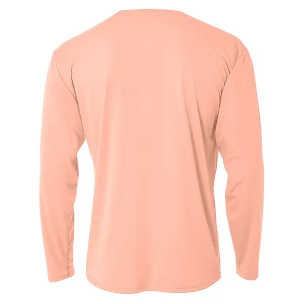 A4 Cooling Performance Long Sleeve Crew. 4 ounce. 100% micro poly... from ASI 89380 Staton Corporate and Casual / Staton®