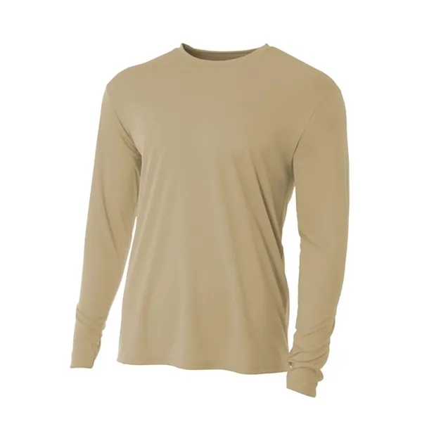 A4 Cooling Performance Long Sleeve Crew. 4 ounce. 100% micro poly... from ASI 89380 Staton Corporate and Casual / Staton®