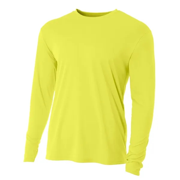 A4 Cooling Performance Long Sleeve Crew. 4 ounce. 100% micro poly... from ASI 89380 Staton Corporate and Casual / Staton®