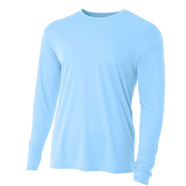 A4 Cooling Performance Long Sleeve Crew. 4 ounce. 100% micro poly... from ASI 89380 Staton Corporate and Casual / Staton®